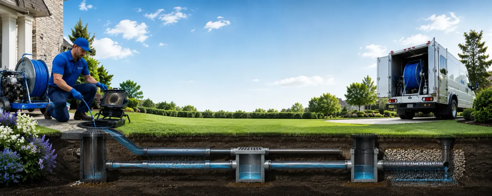 Outdoor drain cleaning information for Mirror Lake, NH